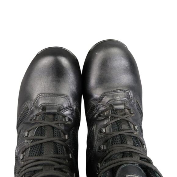 Thorogood Shoes Mens 8.5 Boots Work Comp Toe Leather Zip Lace Up Wide Fit Black main image 16
